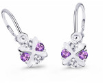 Cutie Jewellery Nežné detské náušnice bieleho zlata C2753-10-X-2