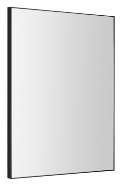 SAPHO - AROWANA zrkadlo v ráme, 60x80cm, čierna mat AWB6080