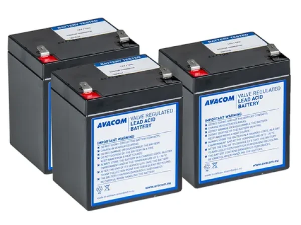 Avacom AVA-RBP03-12050- Kit / Batéria pre UPS Legrand, Ever / VRLA / 3 ks (AVA-RBP03-12050-KIT)