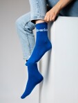 Be Lenka Ponožky barebarics crew blue big logo, 3 páry Veľkosť ponožiek: 43-46 EU EUR