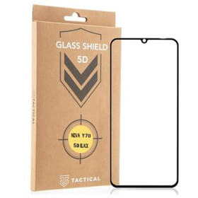 Tactical Glass Shield 5D sklo pre Huawei Nova Y70 čierna (8596311190735)