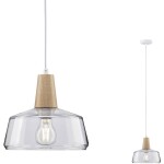 Paulmann Neordic Ylvie 79744 závesné svietidlo LED E27 20 W drevo, číra; 79744