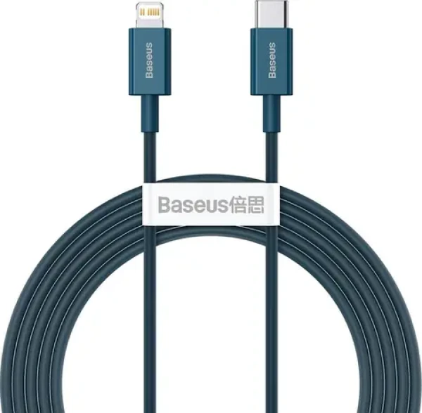 Baseus CATLYS-C03 Kábel USB-C (M) - Lightning (M) 2 m modrá / 20W (CATLYS-C03)