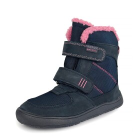 Dievčenské zimné barefoot topánky PRO-tex Protetika LORA NAVY - 32