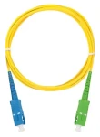 Xtendlan FO patch SC / APC-SC / Optický patch kábel / simplex / 9/125 µm / 3 m / G.652d / LS0H (FOP-SCASC-S-3-9)