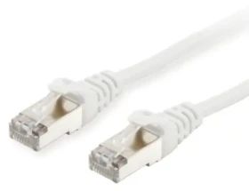 Equip Cat6A bílá / Patch kabel / S/FTP / RJ-45 / 0,15 m / LSZH / PoE+ (606000)