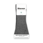Netlačící ponožky Steven art.018 grafitová melanž 43-46