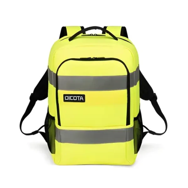 Dicota Backpack HI-VIS Base žltý / Batoh s vreckom na notebook / 24 l / rPET (P20471-17)