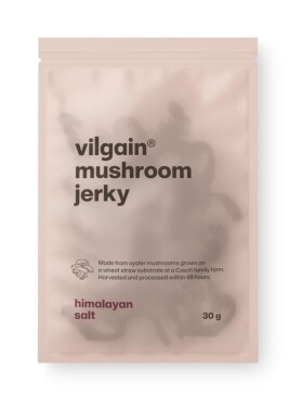 Vilgain Hubové jerky – Himalájska soľ 30 g
