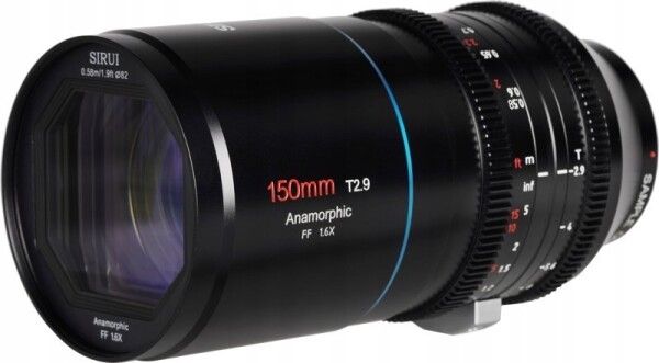 Sirui Sirui Anamorphic Lens Venus 1.6x Full Frame 150mm T2.9 E-Mount