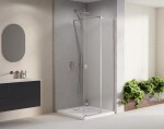 BESCO - Walk-in sprchovací kút VAYO - FARBA rámu - Chróm / Leštený hliník (ALU), Rozmer A - 90, Rozmer C - 200, Smer zatvárania - Univerzálne Ľavé / Pravé, Výplň - Číre bezpečnostné sklo - 8 mm BCVAYO90CC