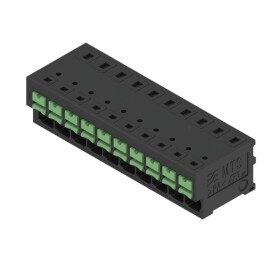 Weidmüller 2913680000 PCB terminál 4 mm² Pólov 10 čierna 10 ks Tube; 2913680000