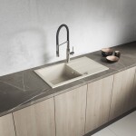 Kuchinox - SHIRE granitový drez 1-kom s odkvapkávačom SBS_411Y