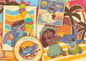 Trefl - Puzzle - LiloStitch: Hudobný svet