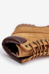 Semišové zateplené pánske trapper Big Star HI-POLY SYSTEM Camel 43