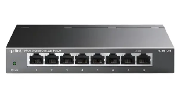 TP-LINK TL-SG108S / Switch / 8x Gigabit / 16 Gbps / kovový (TL-SG108S(UN))