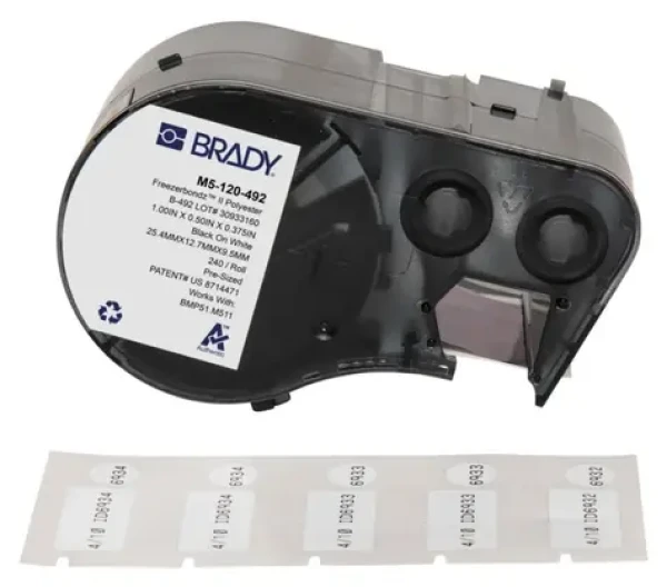BRADY FreezerBondz / Etikety / Samolepiace / Pre M510, BMP51, BMP53, M511 (M5-120-492)