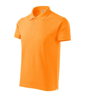 Bavlnené polo tričko Heavy tangerine orange S