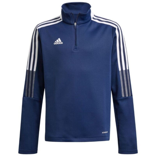 Detská mikina adidas Tiro 21 Warm Top tmavomodrá GK9672 140CM