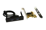 Exsys EX-11099-2 / Radič USB / PCIe / 2x USB 3.0 interné / bulk balenie (EX-11099-2)