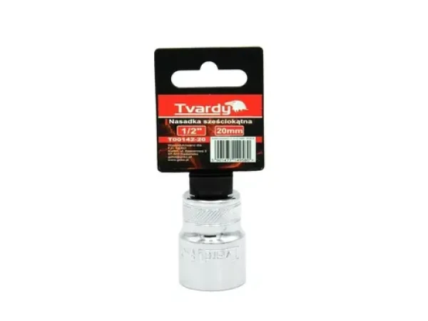 TVARDY Nástrčná hlavica dvanásťhranná 1/2" 20 mm (T00143-20)