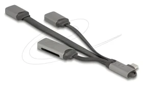 DeLock USB-C Hub / USB hub / USB 3.2 Gen 1 / 2× USB-A + čítačka SD a microSD (64303)