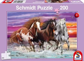 Schmidt Puzzle Trojica divokých koní