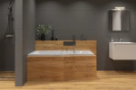 Asymetrická vaňa Laguna Beáta Plus 160x80 cm akrylát pravá BE1600PPLUS BE1600PPLUS