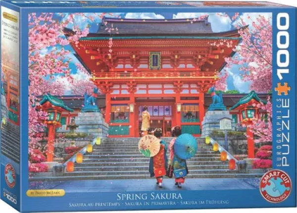EUROGRAPHICS Puzzle Jarná sakura