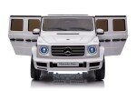 Mamido Detské elektrické autíčko Mercedes G500 4x4 biele