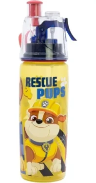 STOR Fľaša na pitie s rozprašovačom Tlapková patrola 575 ml / Plast / Bez BPA (81627)