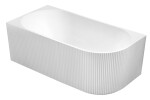 AQUALINE - TIBERA STRIP L rohová stojaca vaňa, 150x75cm, biela E1047G