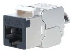 Intellinet Keystone modul Cat6a STP čierna / Keystone modul / RJ-45 / 10GBase-T / tienený / PoE (802.3bt) (791298)