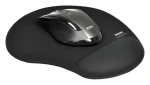 Port čierna / Podložka pod myš / Ergonomická / Gélová opierka zápästia / Protišmyková základňa (900717)