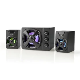 Nedis Herné reproduktory 2.1 / Reproduktory / 33 W / USB napájanie / 3,5 mm jack / LED (GSPR31021BK)