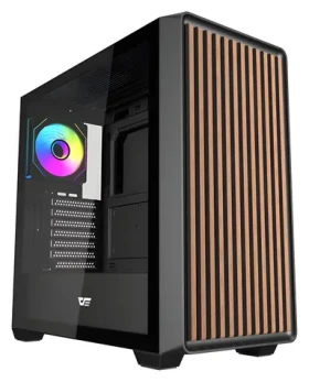 DarkFlash DS900WD čierna / ATX / priehľadná bočnica / 4× 120 mm ARGB / bez zdroja (DS900WD_Black)