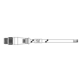 Molex upravený zástrčkový konektor pre senzory - aktory, 1300270012, 1 ks; 1300270012
