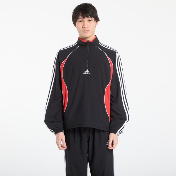 Mikina adidas Teamgeist Half Zip Sweatshirt Black/ Better Scarlet M