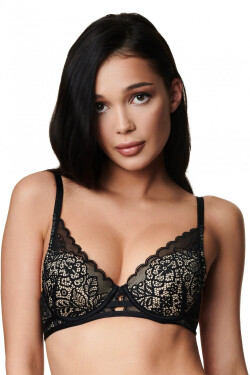 Dámska podprsenka 37369 Hint black - HENDERSON černá 75/A