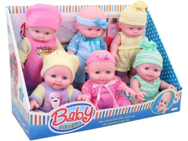 MaDe 16617 Bábätko v boxe 6 farieb