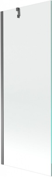 MEXEN/S - Next vaňová zástena FIX 70 x 150, transparent, grafit metal 895-070-000-00-00-95