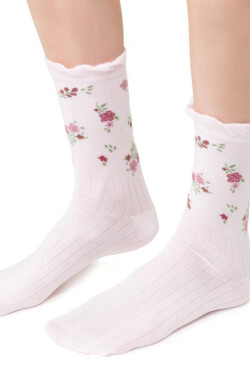 Dámské ponožky 017 model 17207633 - Steven SVĚTLE RŮŽOVÁ 38-40