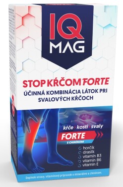 NATURPRODUKT IQ mag stop kŕčom forte 60 tabliet