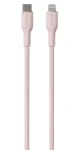Puro Soft ružová / Dátový kábel USB-C - Lightning / MFi / 12W / 1,5 m (PUCAPLTUSBCICONROSE)