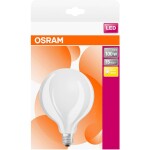 OSRAM 4058075269880 LED En.trieda 2021 D (A - G) E27 guľatý tvar 11 W = 100 W teplá biela (Ø x d) 124.0 mm x 168.0 mm 1 ks; 4058075269880