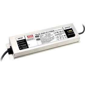 MEAN WELL LED Treiber LED driver konštantný prúd 239.4 W 350 - 700 mA 114 - 228 V/DC montáž na nehorľavom povrchu, schválenie nábytku, outdoorový, PFC spínacie; ELG-240-C1050A-3Y