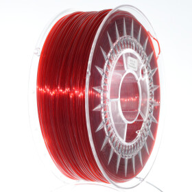 PET-G filament 1,75 mm rubínovo červený transp. Devil Design 1 kg