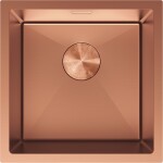 MEXEN - Trixo oceľový drez 1-bowl 440 x 440 mm, meď 6413441000-65