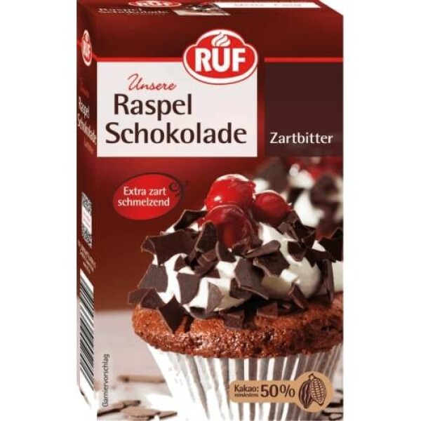 Čokoládové kúsky 50% kakaa 100 g - RUF - RUF