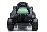 Mamido Detský elektrický traktor Farmer s vlečkou a lopatou zelený